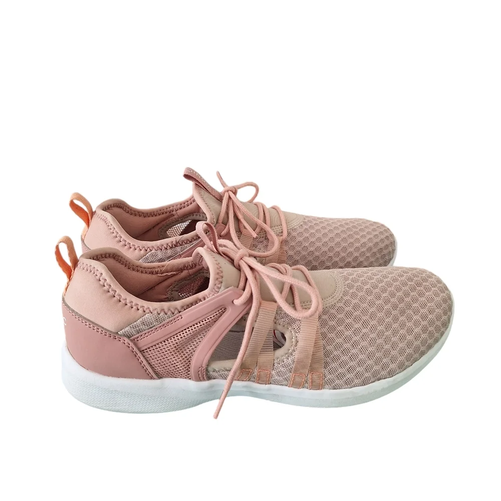 Vionic Women's Adore Dusty Pink Mesh Leather Acitve Sneakers Shoes Size 9